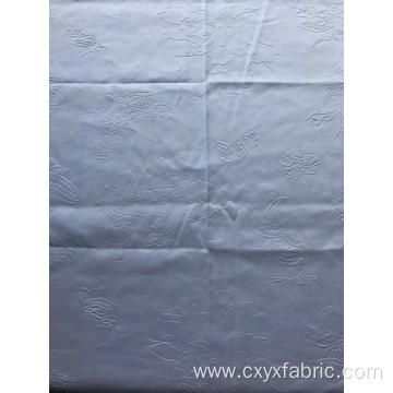 Polyester white 3d emboss fabric for home textile